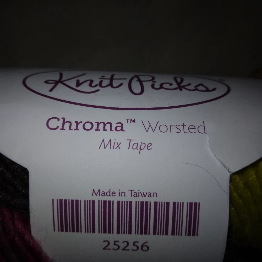 YARN Knit Picks Chroma Worsted in Mix Tape 100 grams